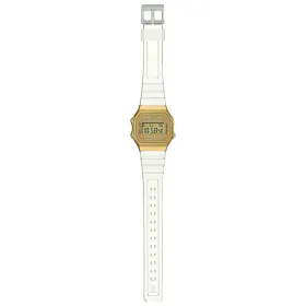 Unisex Kell Casio VINTAGE COLLECTION - TRANSPARENT BAND - GOLD (Ø 36 mm)